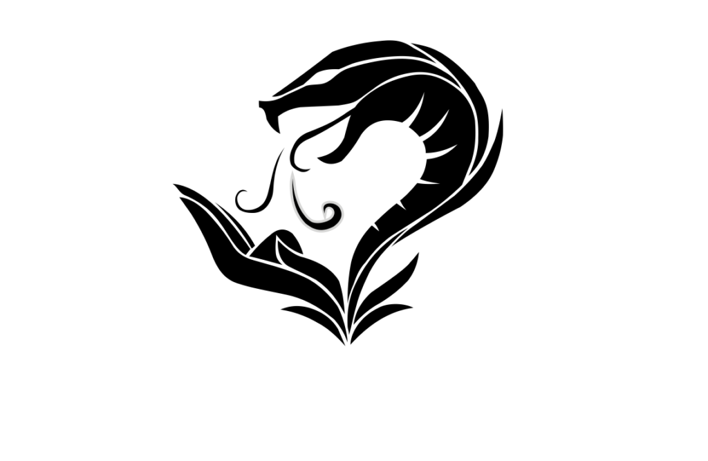 Logo Jiboia Sagrada Preto e Branco